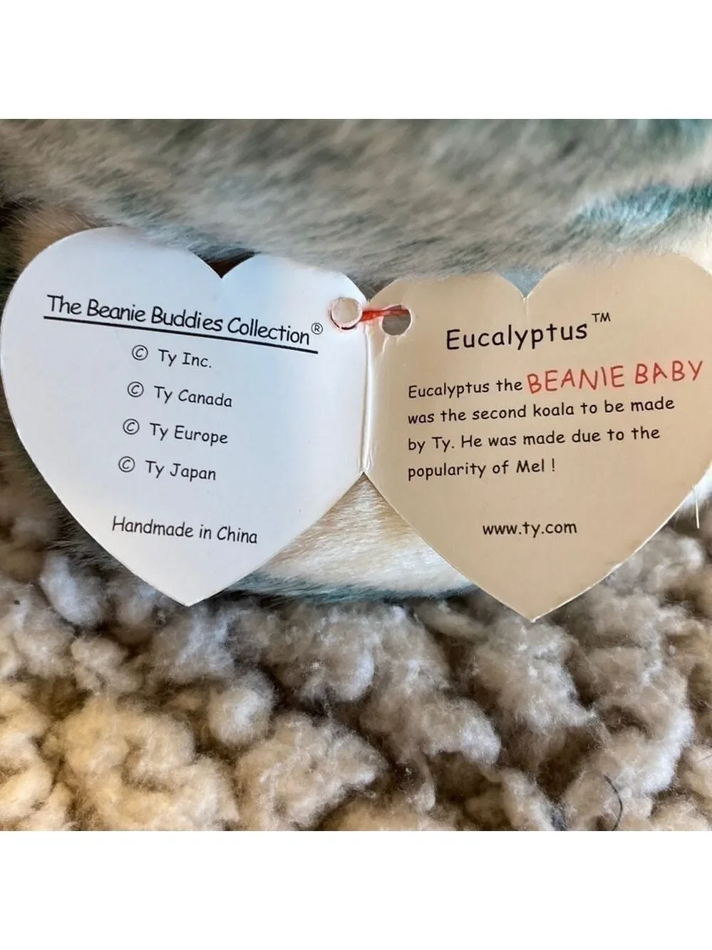 *RETIRED* 1999 Eucalyptus 14 inch Beanie Baby